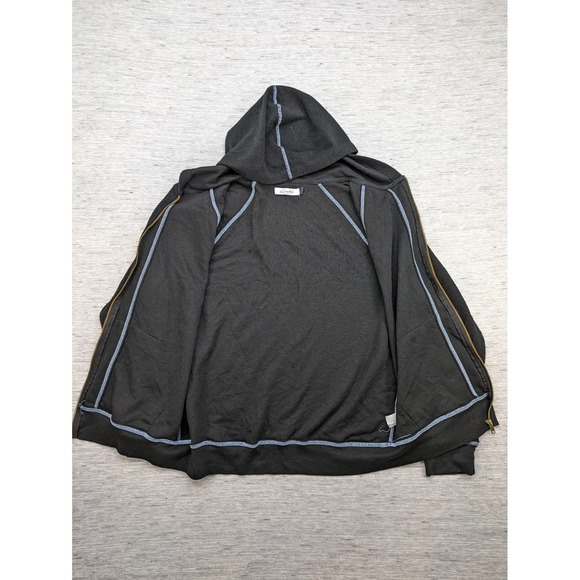 Kinetix Full Zip Hoodie‎ Casual Luxury Activewear Athleisure Black L - Picture 9 of 12